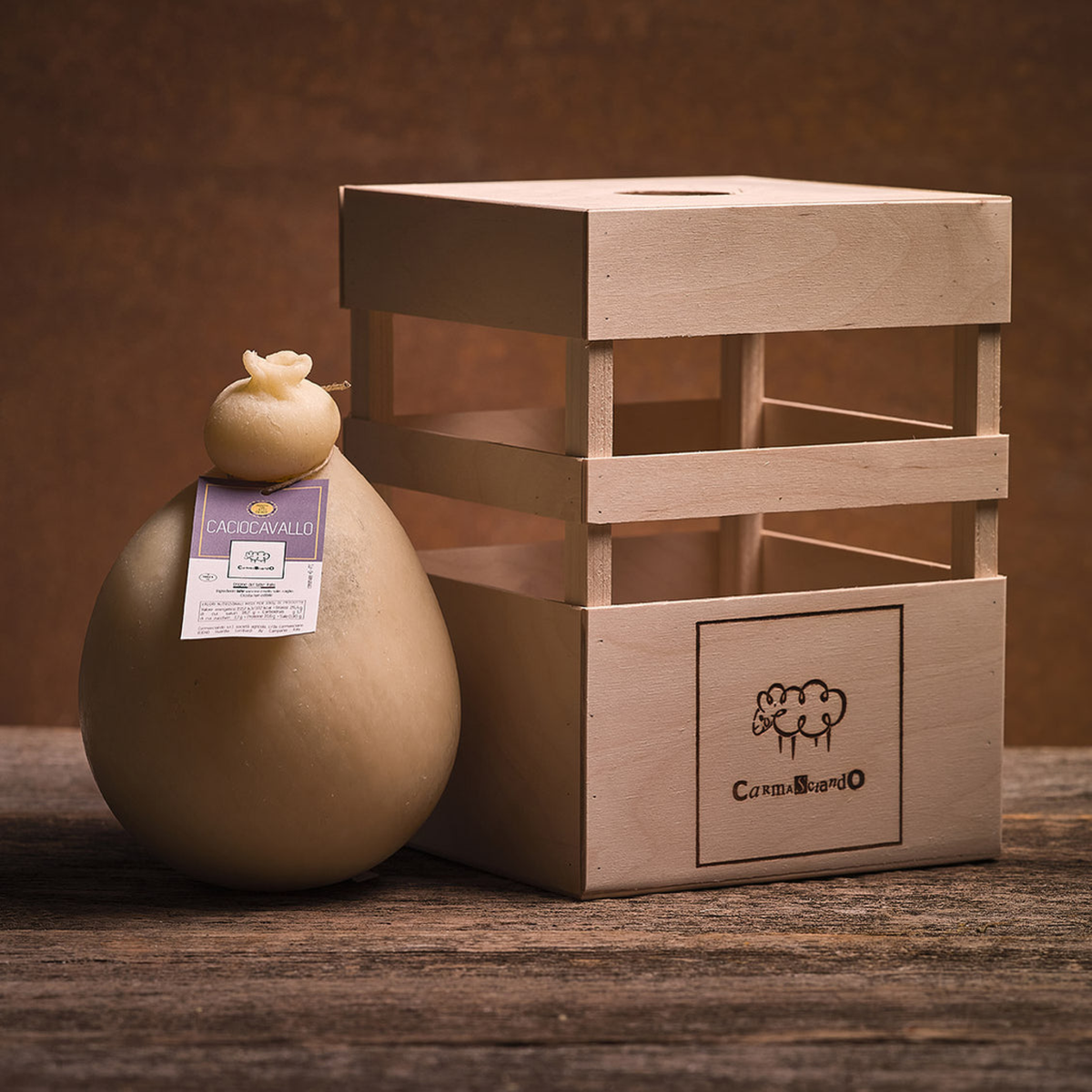 Il Caciocavallo - Box in legno 2 KG